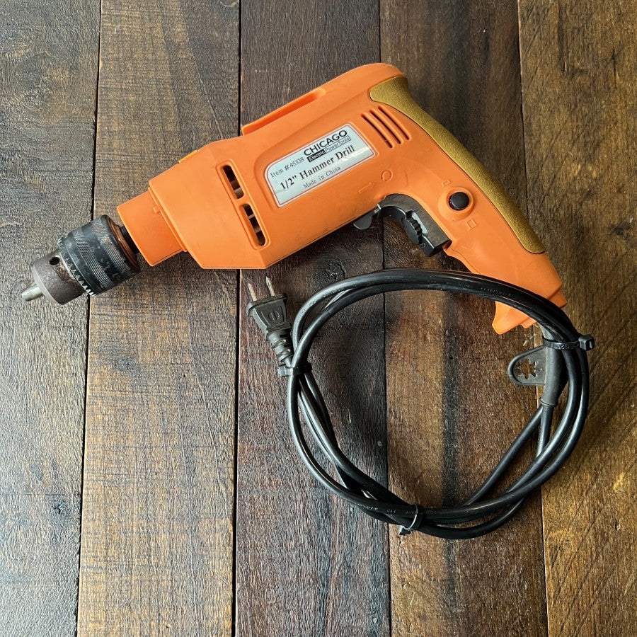 Chicago Electric Chicago Electric 1/2 Inch Hammer Drill 45338 Gear Up