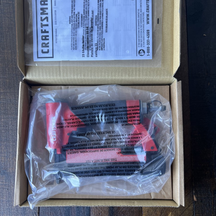 Craftsman Craftsman CMPPN23 23 Gauge Pin Nailer Pneumatic Gear Up