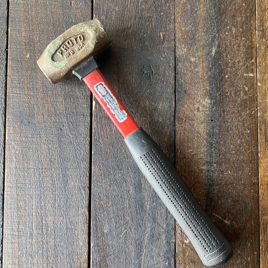 Proto Proto 1430G 1.5 lb Brass Hammer Fiberglass Handle Gear Up