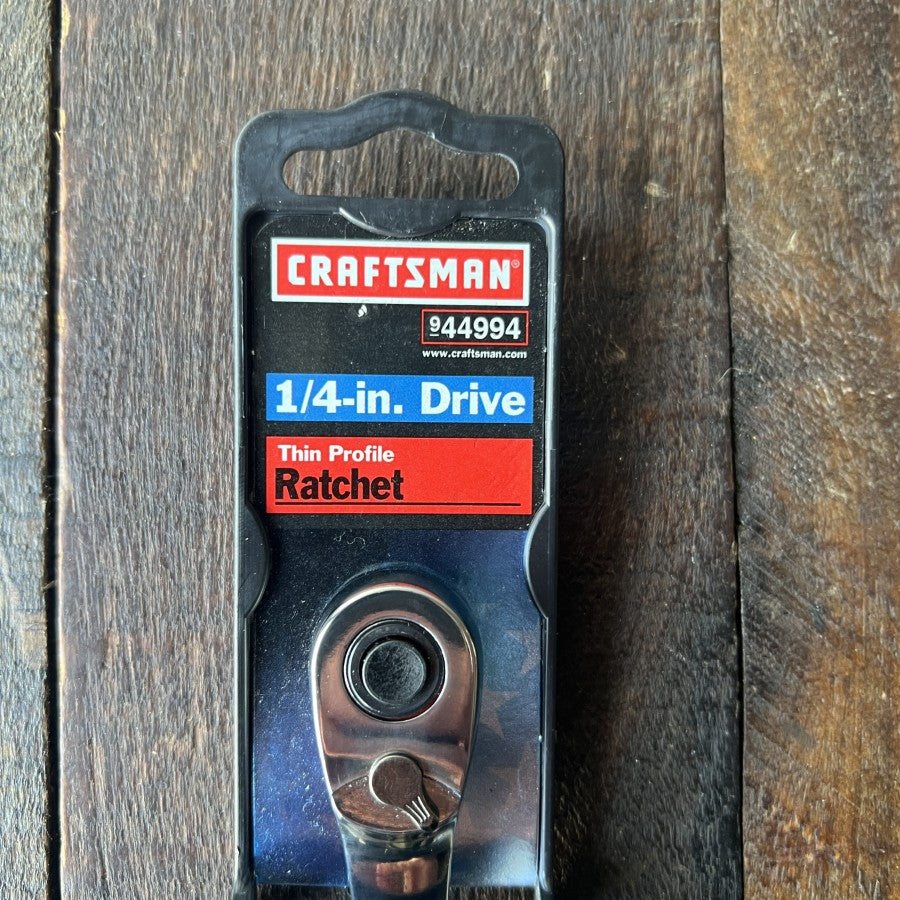Craftsman 944994 1/4 Inch Drive Thin Profile Ratchet (USA)