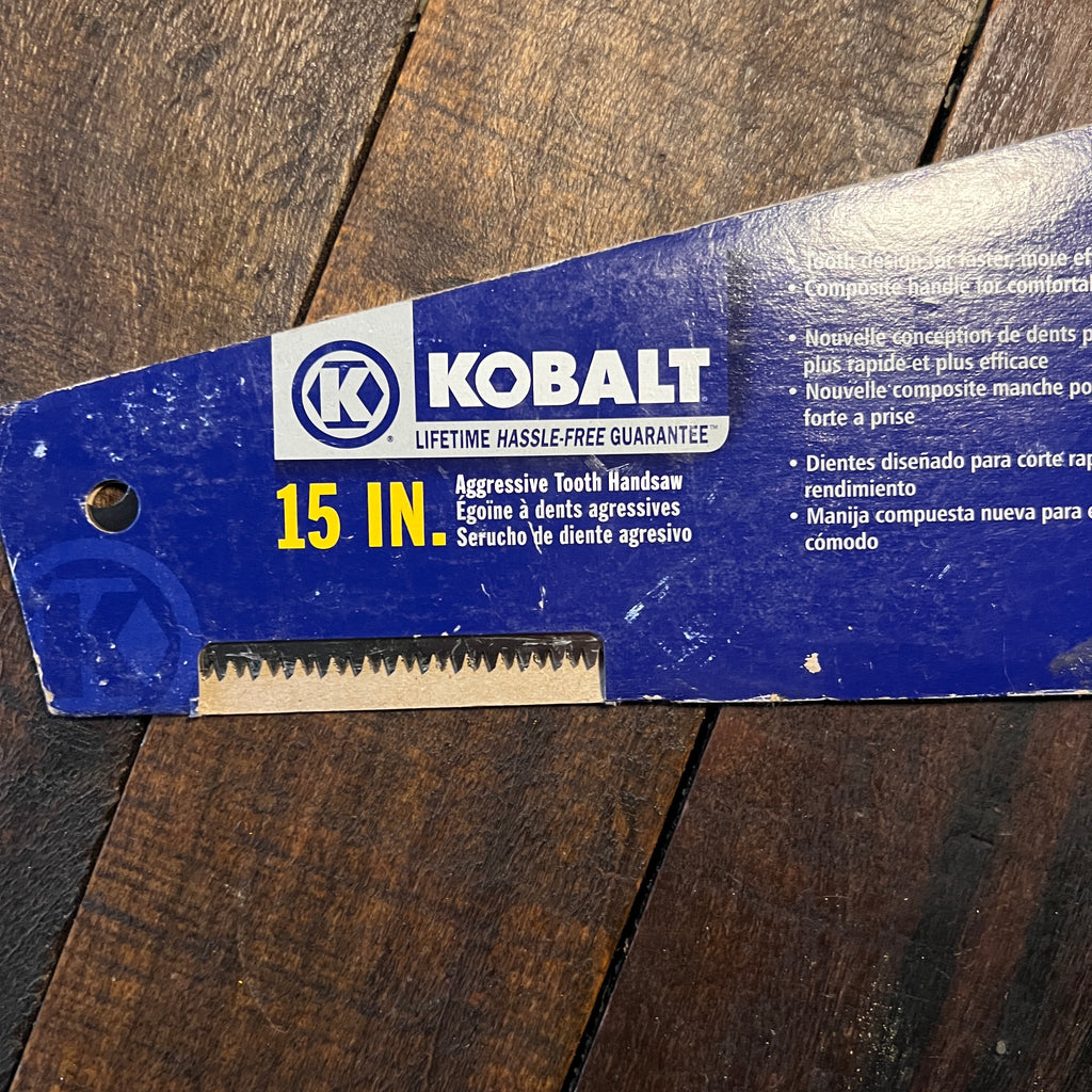 Kobalt Kobalt 19373B Double Sided Aggressive Tooth Hand Saw Gear Up