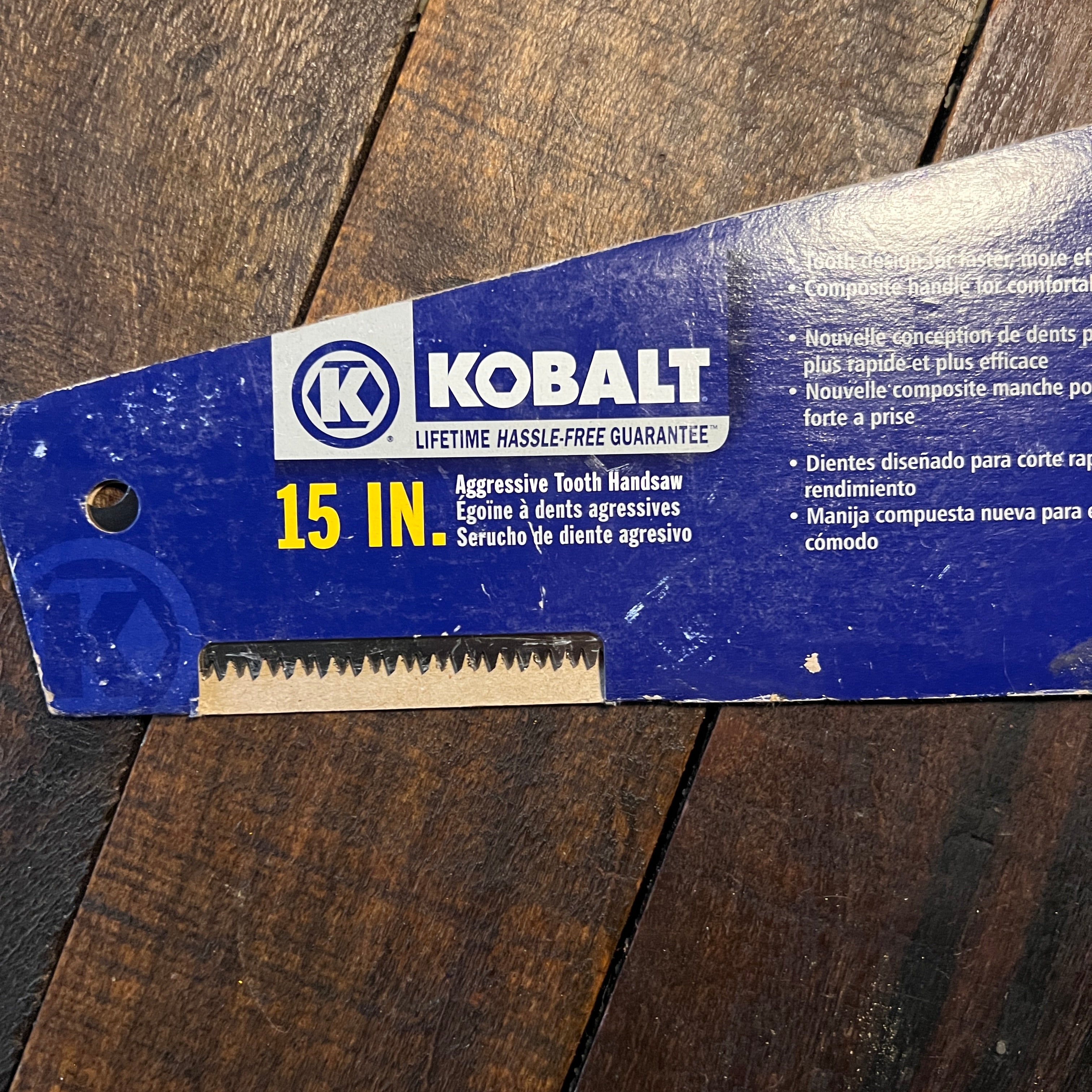 Kobalt Kobalt 19373B Double Sided Aggressive Tooth Hand Saw Gear Up