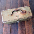 Unknown Vintage Union Metal Multi-Level Toolbox Tool Storage Gear Up