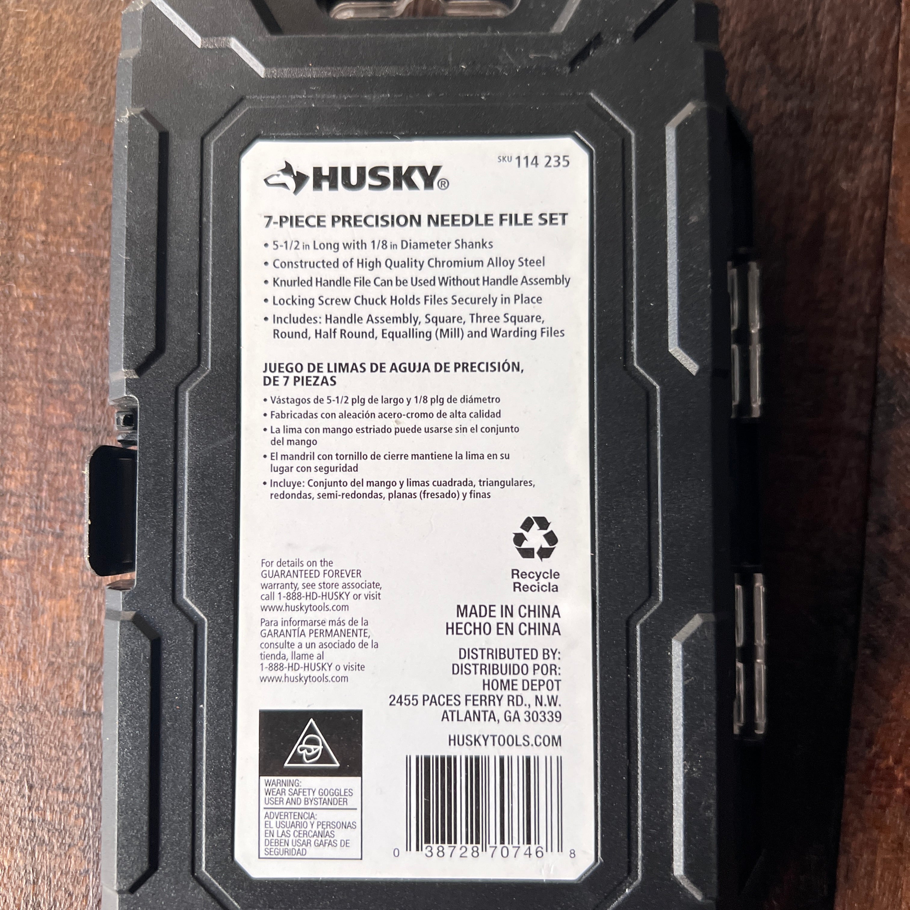Husky Husky 7-Piece Precision Needle File Set Gear Up
