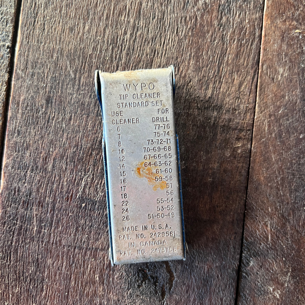 WYPO Vintage WYPO Standard Welding Tip Cleaner Set Made in USA