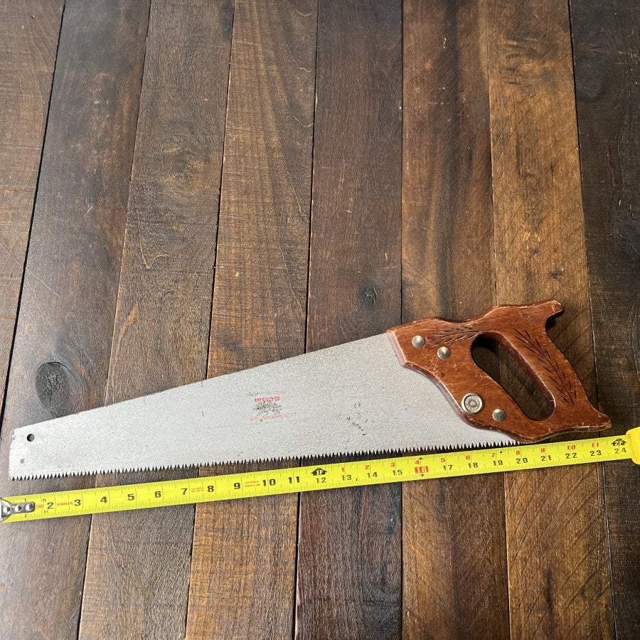 Master Mechanic Wood Wolverine Fine Tooth Hand Saw
