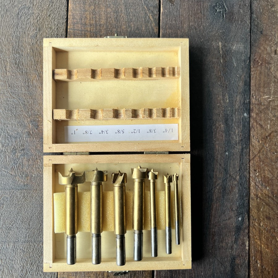 Other Drill Master 01903 7 Piece Titanium Forstner Bit Set Gear Up