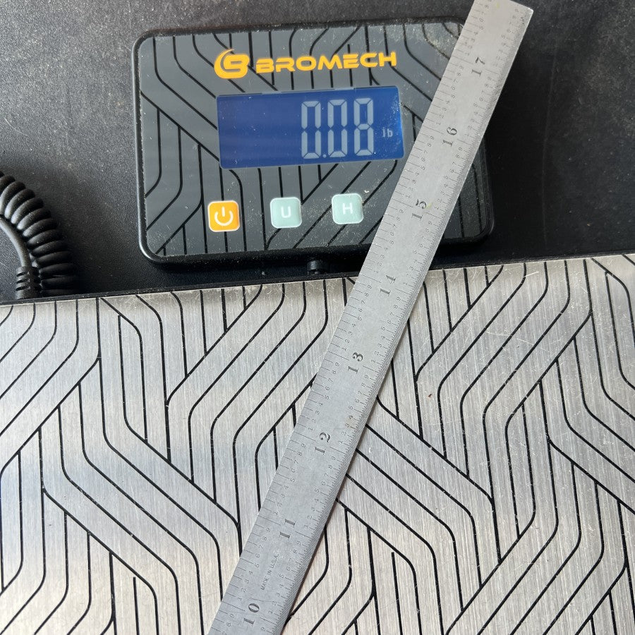 Starrett Starrett 18 Inch Tempered Steel Ruler (USA) Gear Up