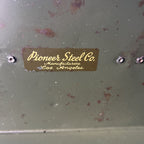 Other Vintage Pioneer Steel Co Green Metal Tool Box (USA) Gear Up