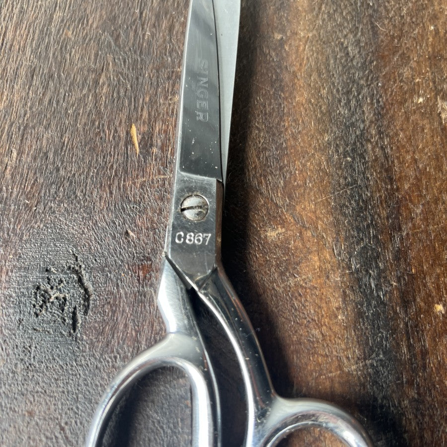 Other Singer C867 Dressmaker Shears Sewing Scissors 7.25 Inch Gear Up