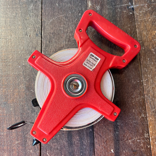 Cen-Tech 100 ft Open Reel Fiberglass Tape Measure