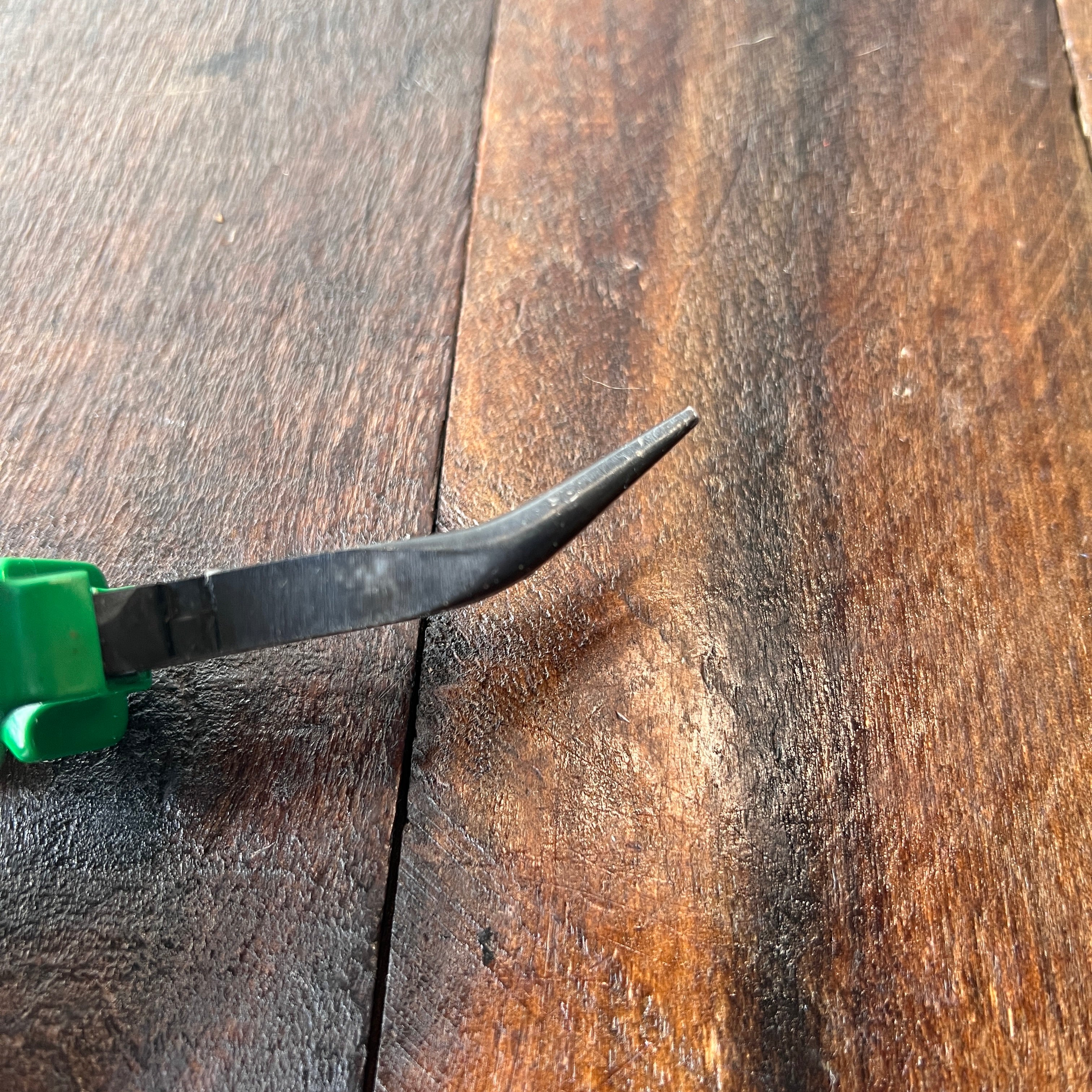 Unknown BAR Bent Tip Needle Nose Pliers with Grip Handles Vintage Gear Up