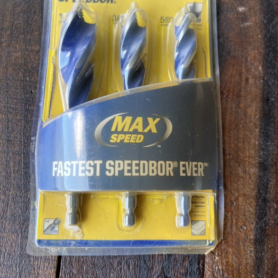 Irwin Irwin Speedbor Max Speed 3 Piece Drill Bit Set Gear Up