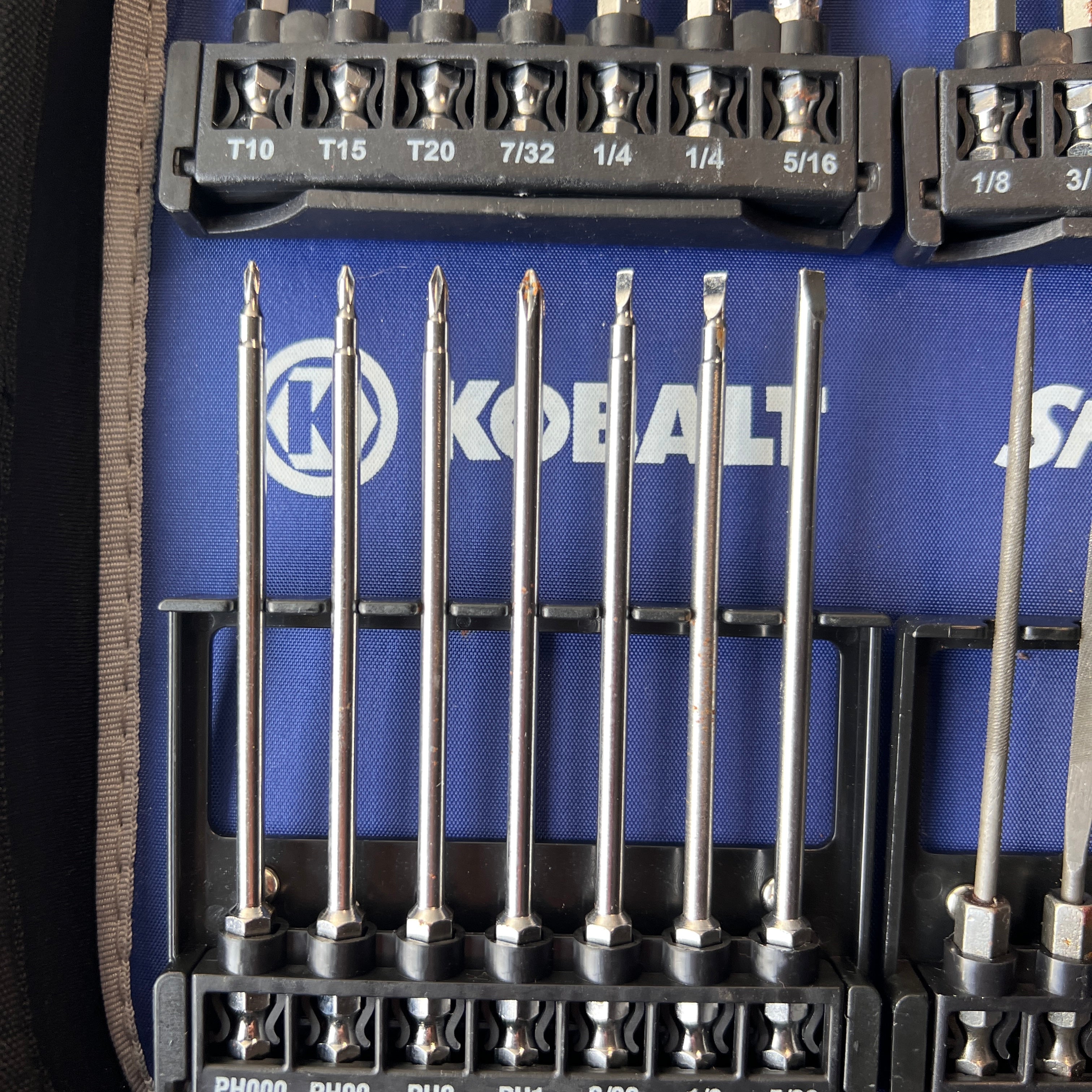 Kobalt Kobalt SpeedFit File Pick Screwdriver Socket Bit Set Gear Up