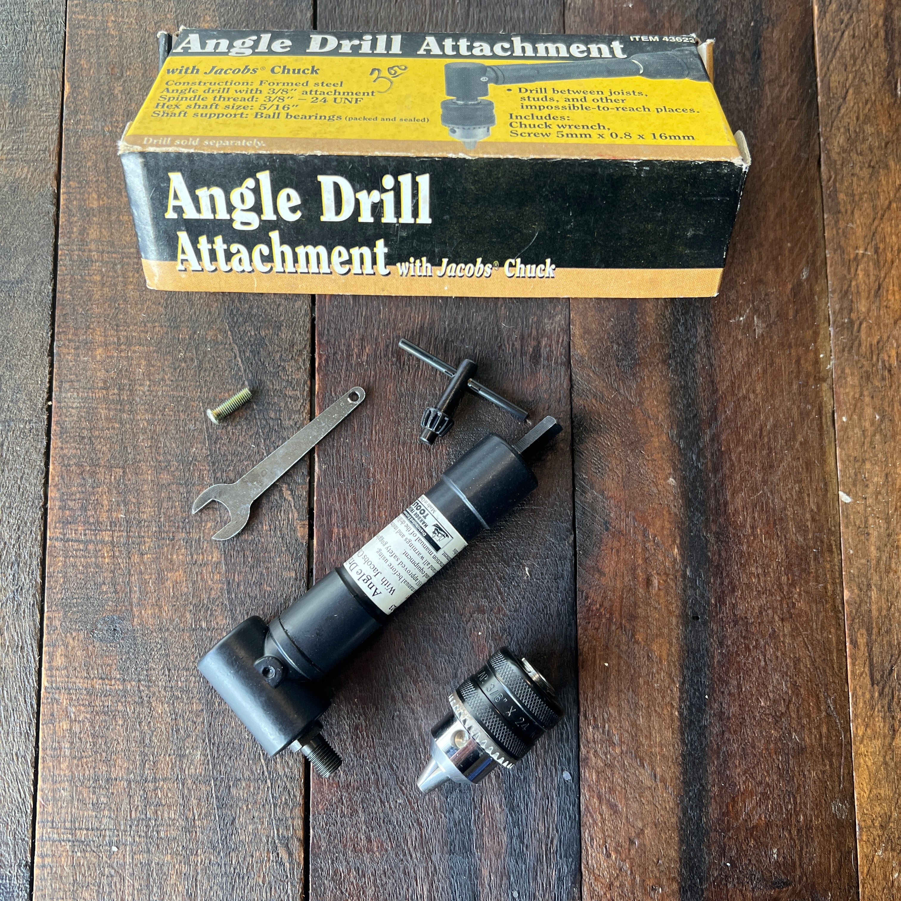 Other Right Angle Drill Attachment Jacobs Chuck 43623 Gear Up