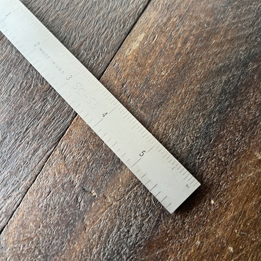 Other Scherr Tumico Ruler 24-0033-00 6 Inch Machinist Steel Rule (USA) Gear Up