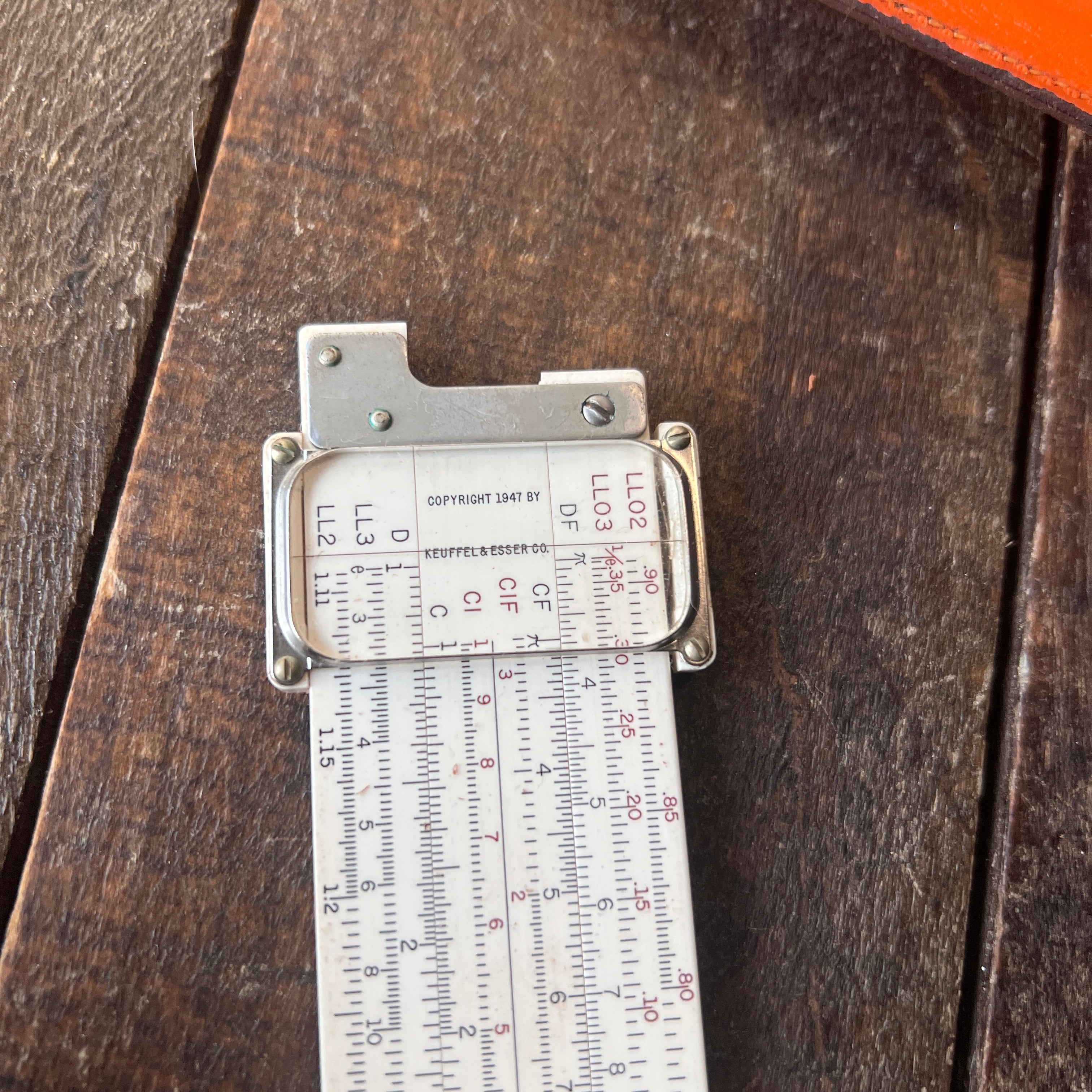 Keuffel & Esser Vintage K&E 4181-1 Log Log Duplex Decitrig Slide Rule (USA) Gear Up