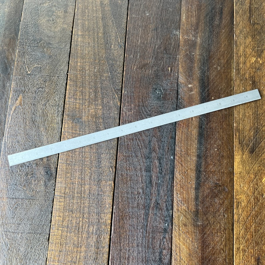 Starrett Starrett 18 Inch Tempered Steel Ruler (USA) Gear Up