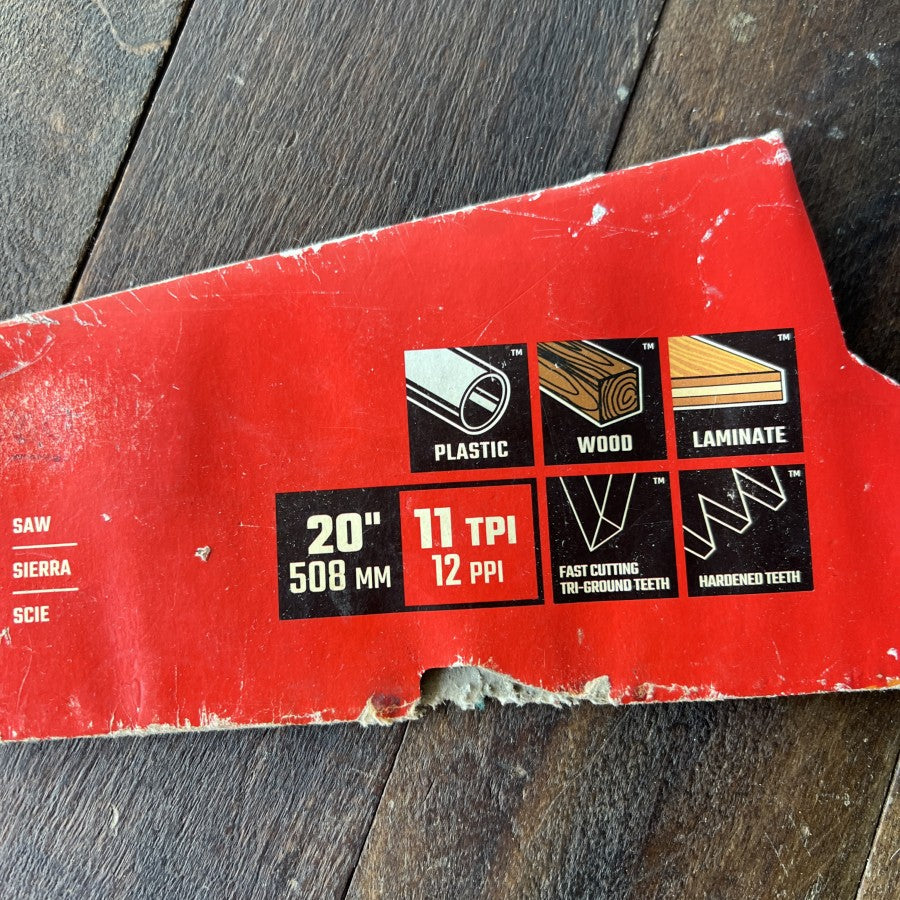 Craftsman 20 Inch 11 TPI Handsaw