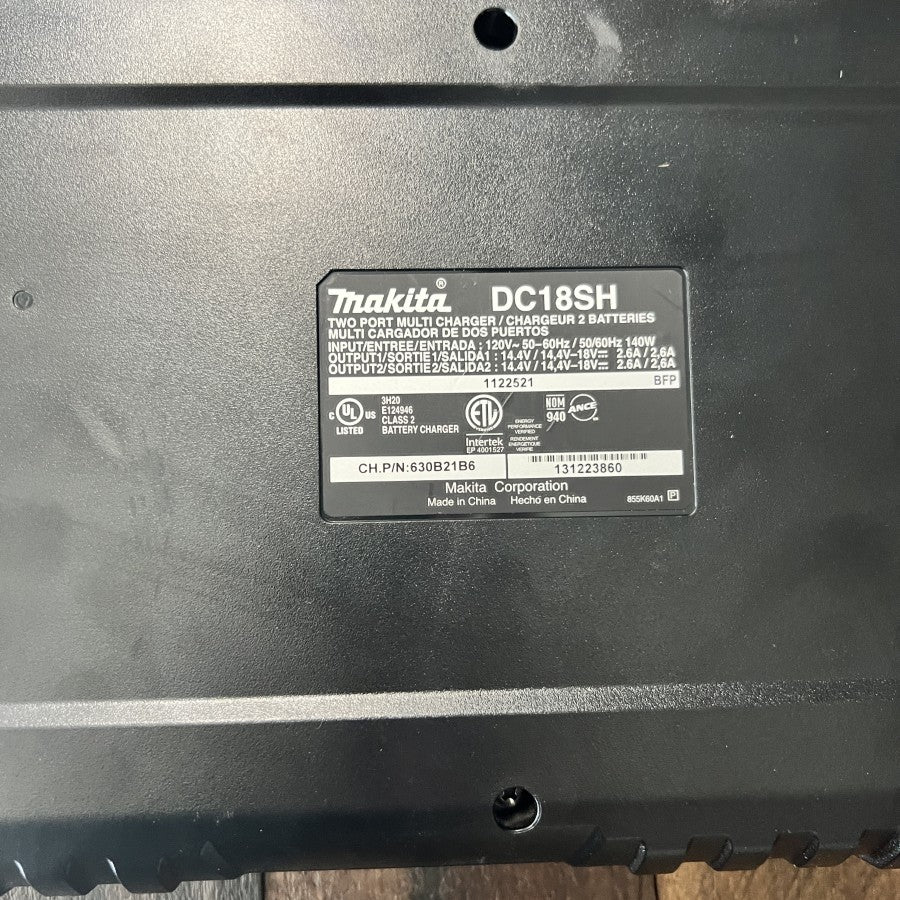 Makita DC18SH 18V LXT Dual Port Battery Charger
