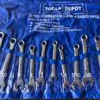Other Tools Depot 22-Piece SAE Metric Combination Wrench Set Gear Up