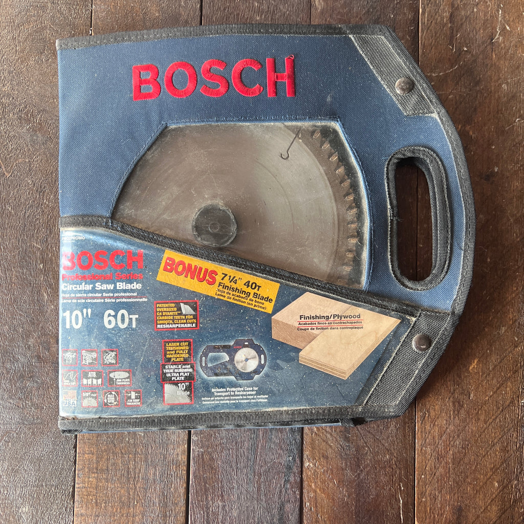 Bosch Bosch 10-Inch Circular Saw Blade Set (4-Piece) with Carrying Case
