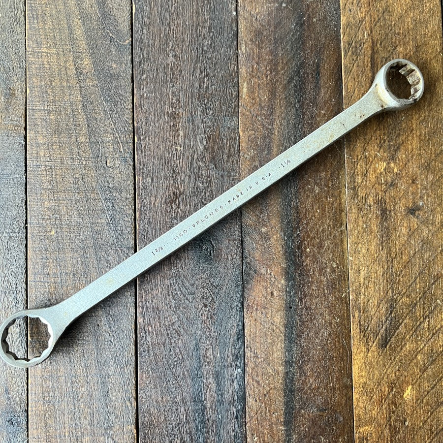 Plomb Plomb 1160 Double Box End Wrench 1 1/4 x 1 3/8 Inch (USA) Gear Up