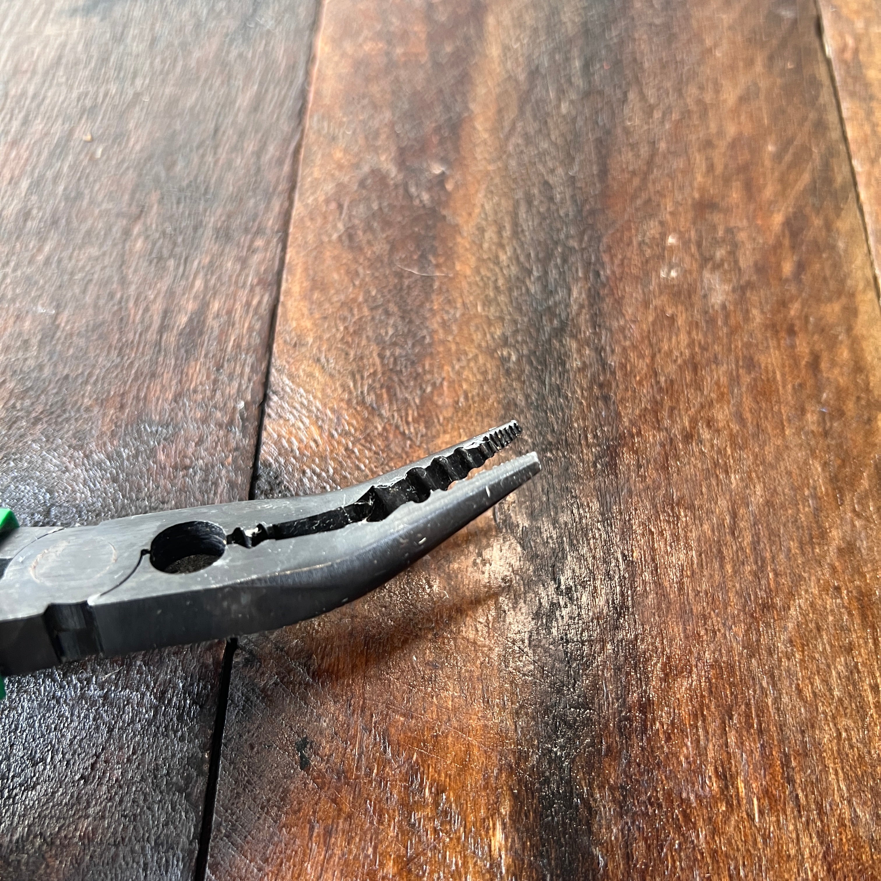 Unknown BAR Bent Tip Needle Nose Pliers with Grip Handles Vintage Gear Up