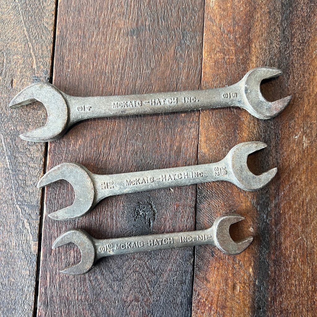 McKaig-Hatch Inc. Vintage McKaig-Hatch Inc Double Open-End Wrench Set of 3 (USA) Gear Up