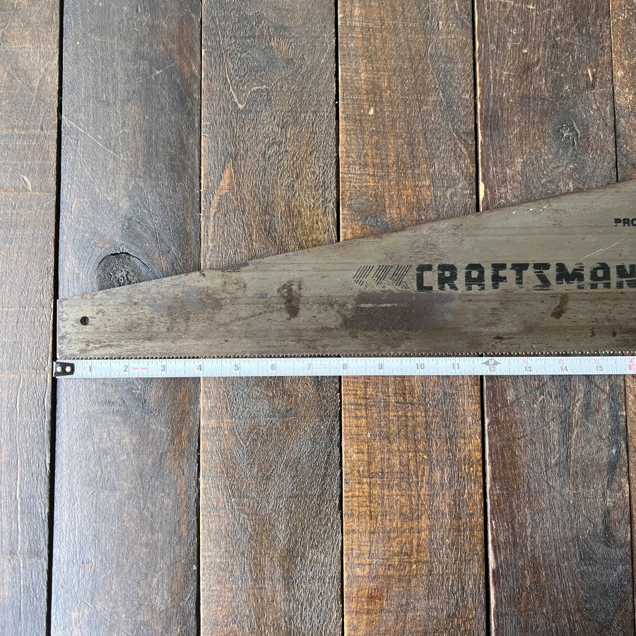 Craftsman Craftsman Professional Hand Saw Steel Blade Wood Handle Gear Up