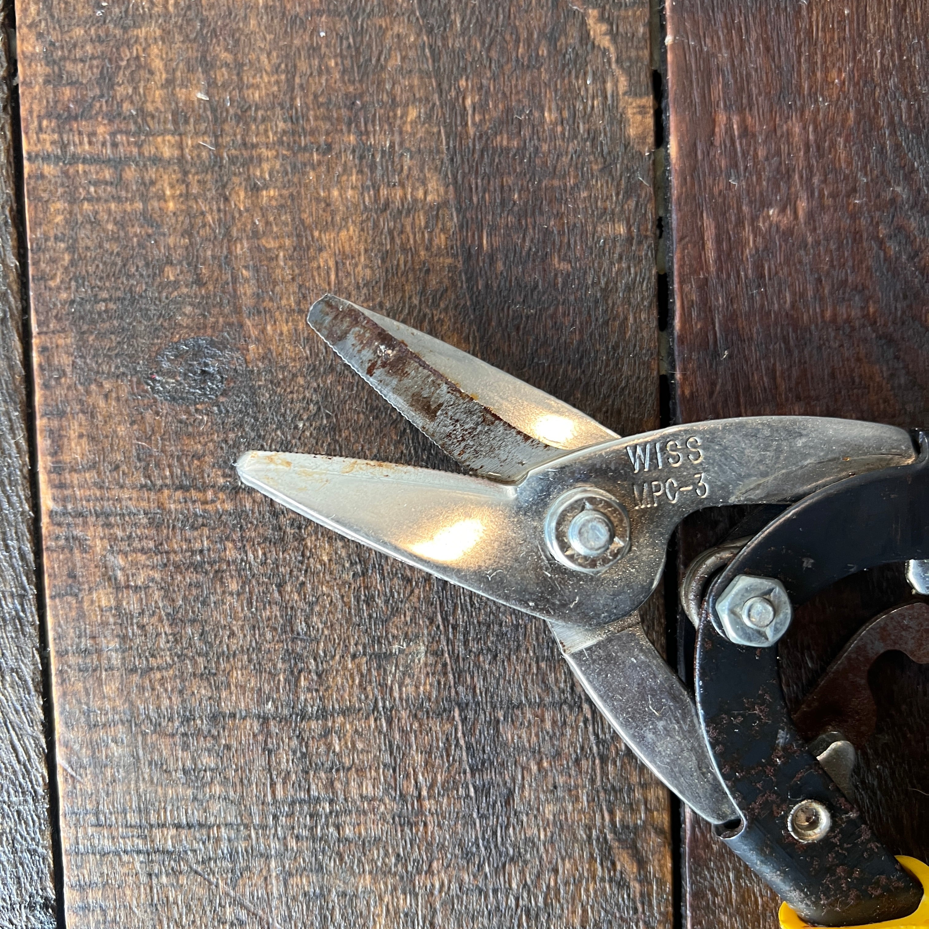 Wiss Wiss MPS-3 Straight Cut Snips with Leather Holster (USA) Gear Up