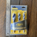 Irwin Irwin Speedbor Max Speed 3 Piece Drill Bit Set Gear Up
