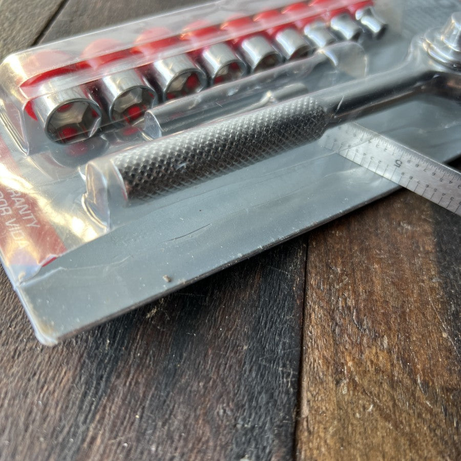 Task Force 10 Piece Quarter Inch Drive SAE Socket Set