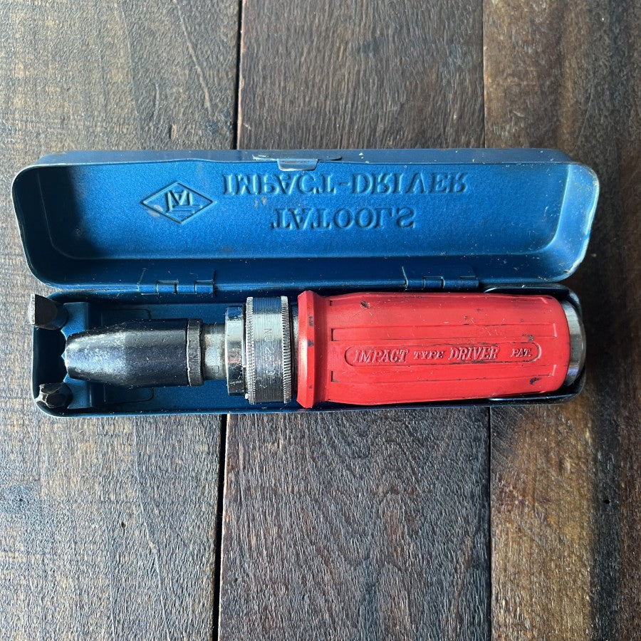 TATOOLS Red Manual Impact Driver Set with Bits
