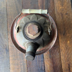 Unknown Vintage Kelly Gas Can Galvanized Metal Red Bands Collectible Gear Up