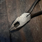 Unknown Vintage Forged Steel Lineman's Pliers Gear Up
