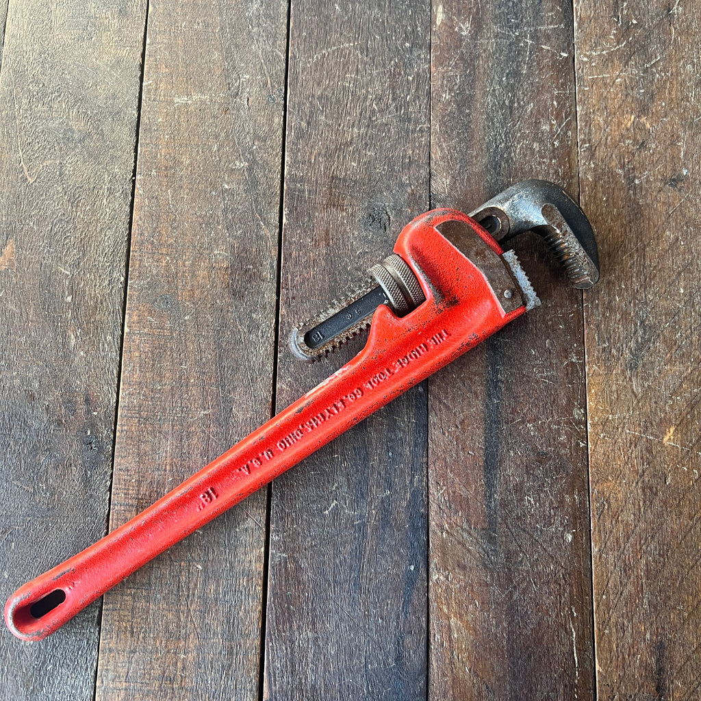 RIDGID RIDGID 18-Inch Heavy Duty Straight Pipe Wrench (USA) Gear Up