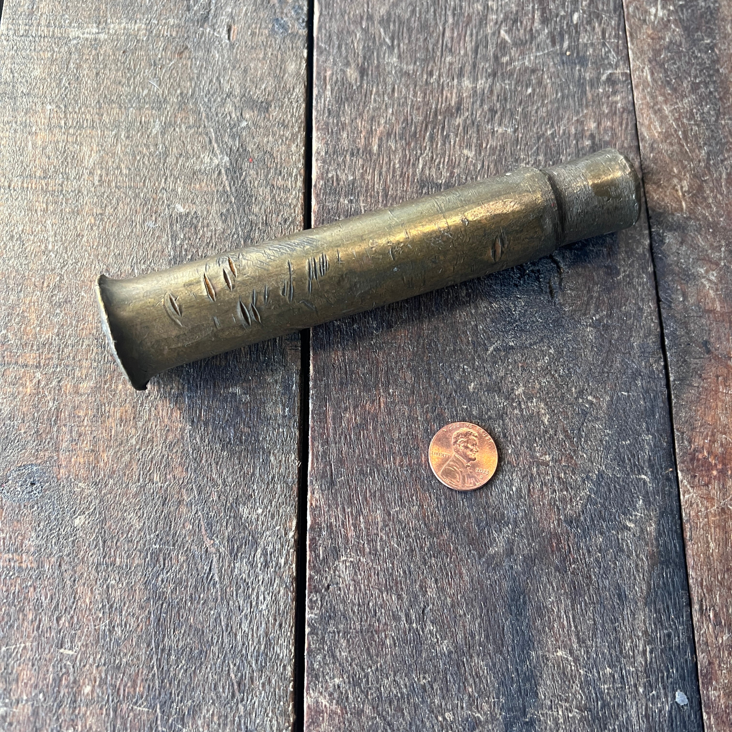 Unknown Heavy-Duty Brass Drift Punch Pin Gear Up