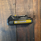 DeWalt DeWalt DCB201 20V MAX 1.5Ah Lithium Ion Battery Pack Gear Up