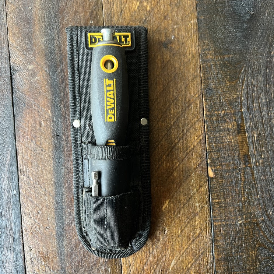 DeWalt DeWalt Ratcheting Screwdriver with Sheath Gear Up