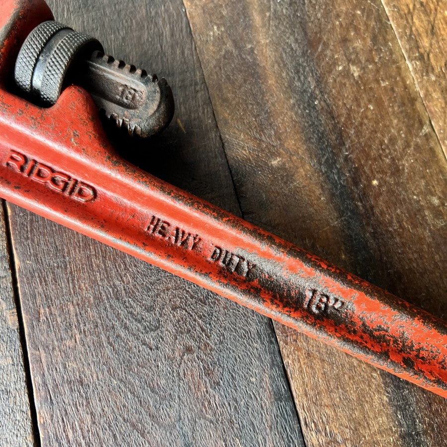 Ridgid Ridgid Ridge Tool Co 18 Inch Straight Pipe Wrench (USA) Gear Up