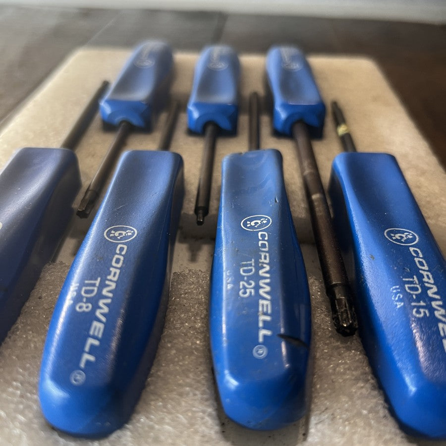 Cornwell Cornwell 8 Piece Torx Screwdriver Set TD8-TD30 (USA) Gear Up