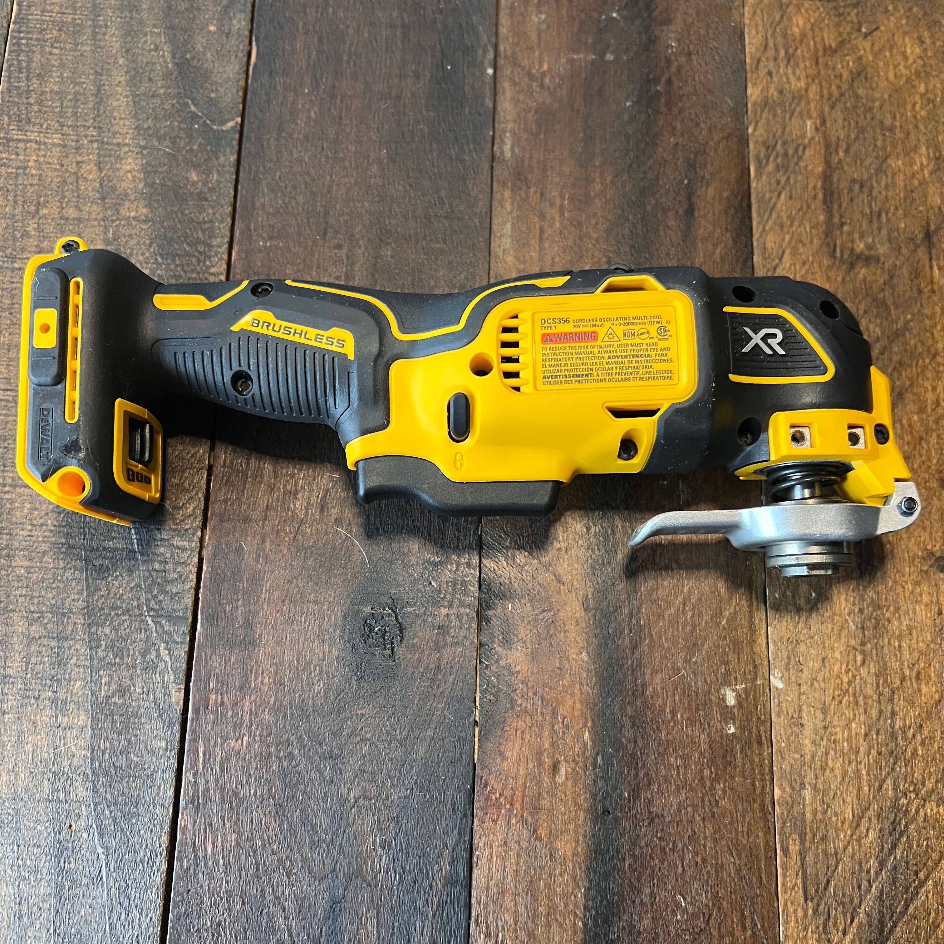 DeWalt DeWalt DCS356 20V XR Brushless Cordless Oscillating Multi Tool (Tool Only) Gear Up