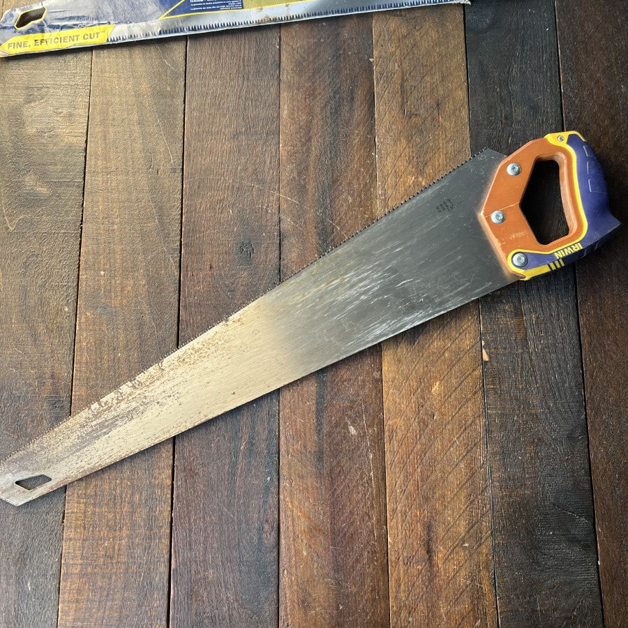 IRWIN Marathon 24 Inch Fine Cut Carpenter Hand Saw