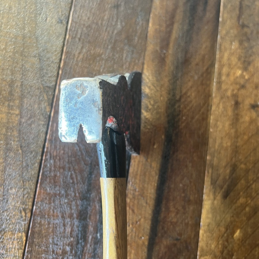 Unknown Vintage Shingling Lathing Hatchet Refinished Wood Handle Gear Up