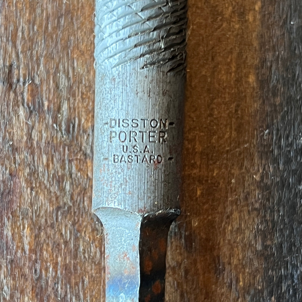 Unknown Disston Porter 12 Inch Round Bastard File (USA) Gear Up