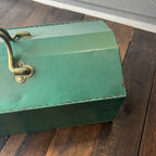 Other PARK Vintage Metal Toolbox Model 802 Green Gear Up
