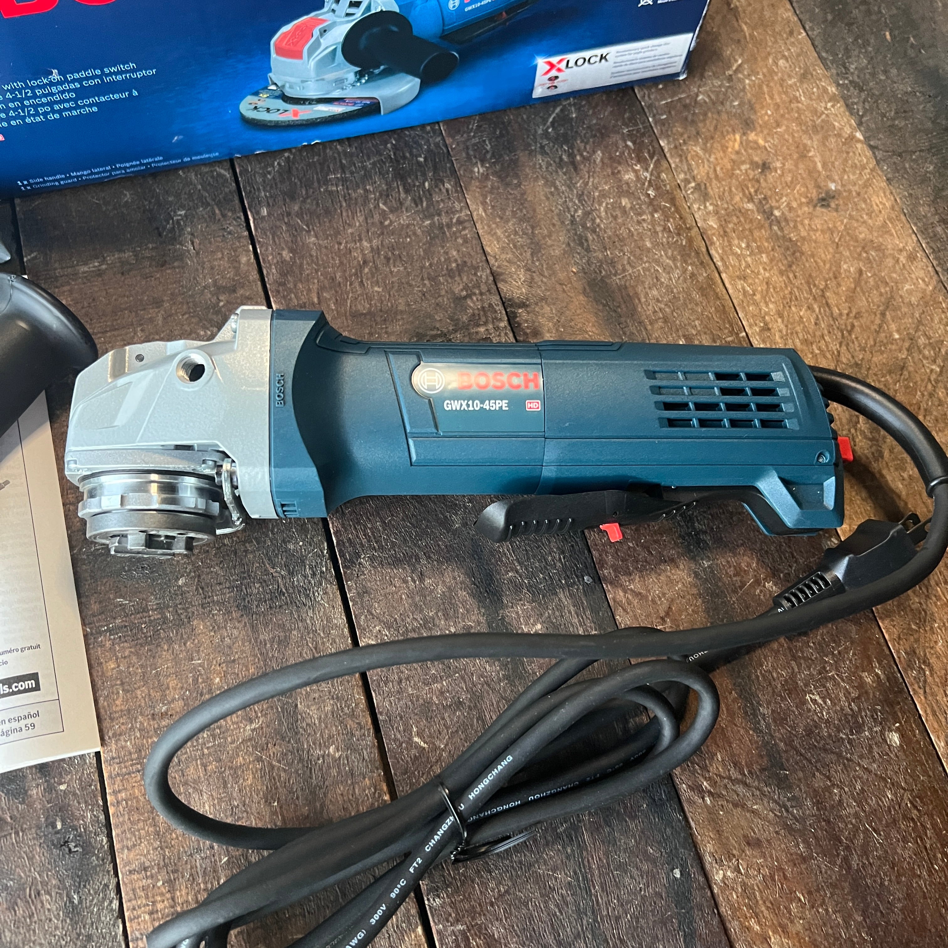 Bosch Bosch GWX10-45PE 4-1/2 in. X-LOCK Angle Grinder Gear Up