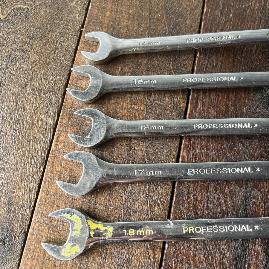 Craftsman Craftsman Professional 5 Piece Metric Combination Wrench Set (USA) Gear Up