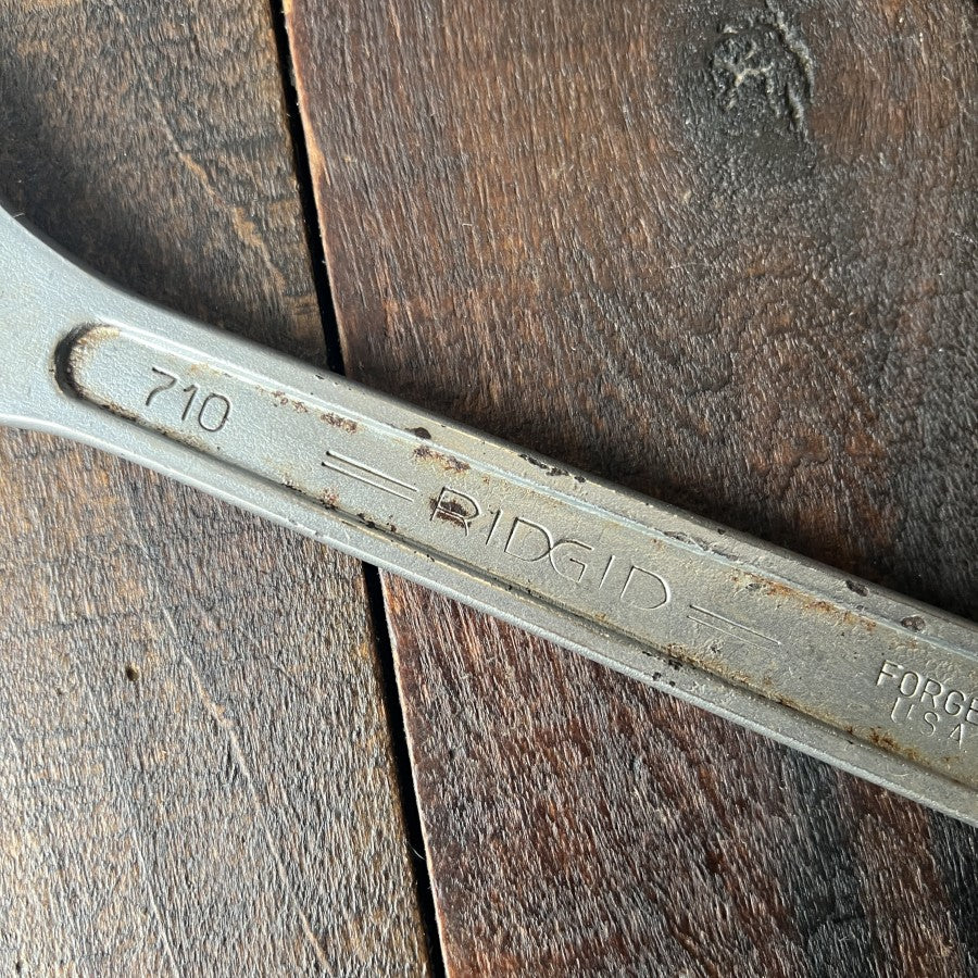 Ridgid Ridgid Ridge Tool Co. 710 Adjustable Wrench 10 Inch Gear Up